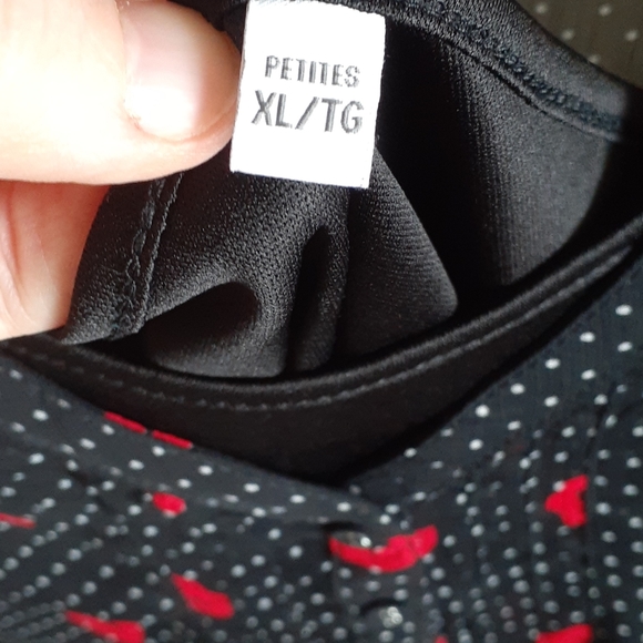 Reitman's Mesh Cap Sleeve Top & Layering Piece - Women's Size XL Petite - Picture 4 of 6